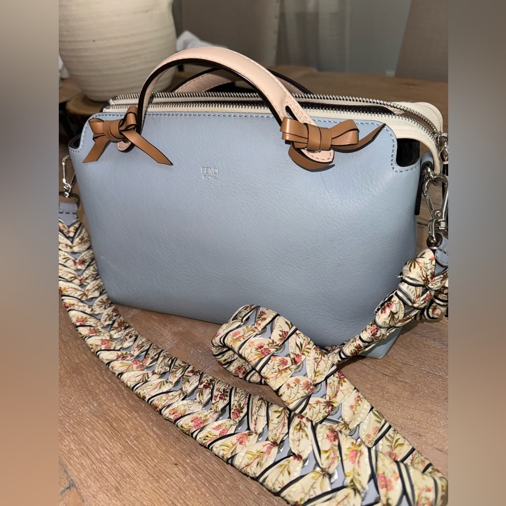 Fendi leather bag with separate purchased strap